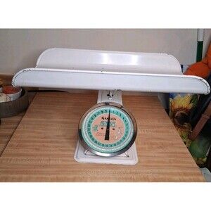 MCM Hanson Baby Nursery Scale #3025 30 LBS By Ounce Vintage WORKS Shower Gift